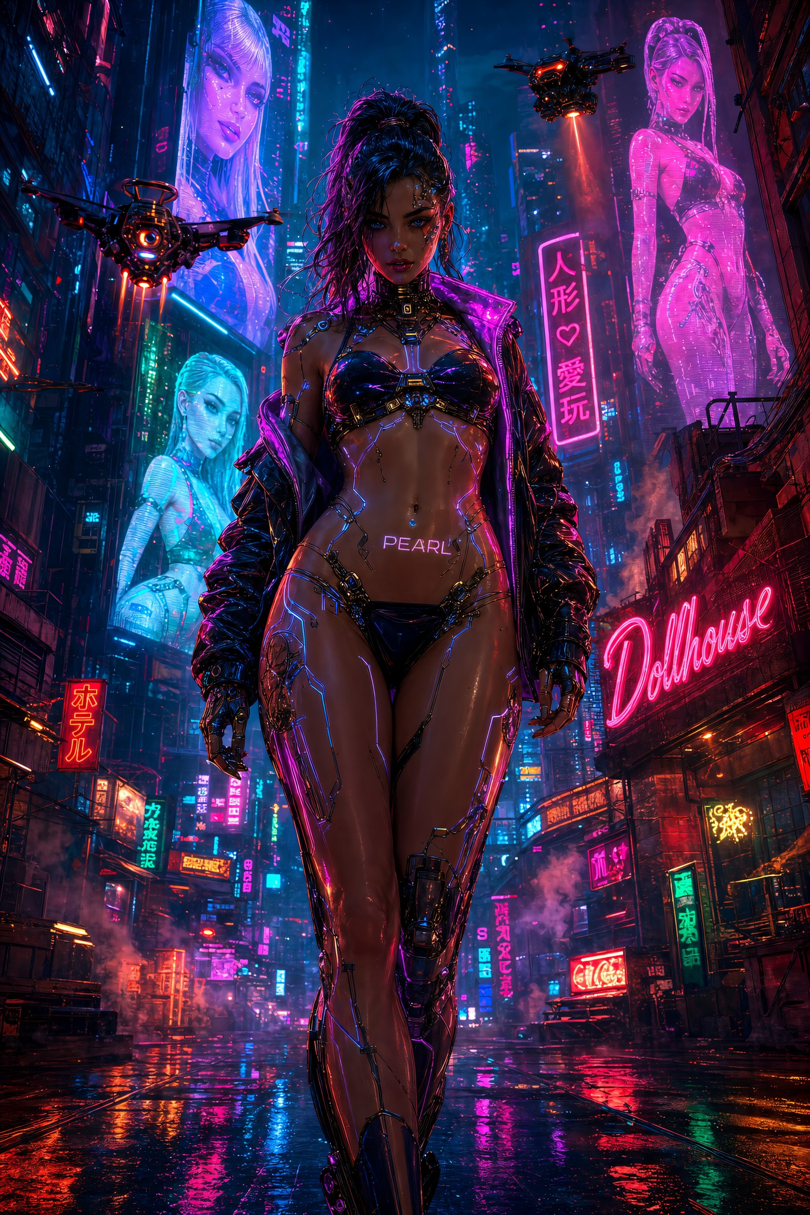 Midnight Circuit | Cyberpunk Canvas
