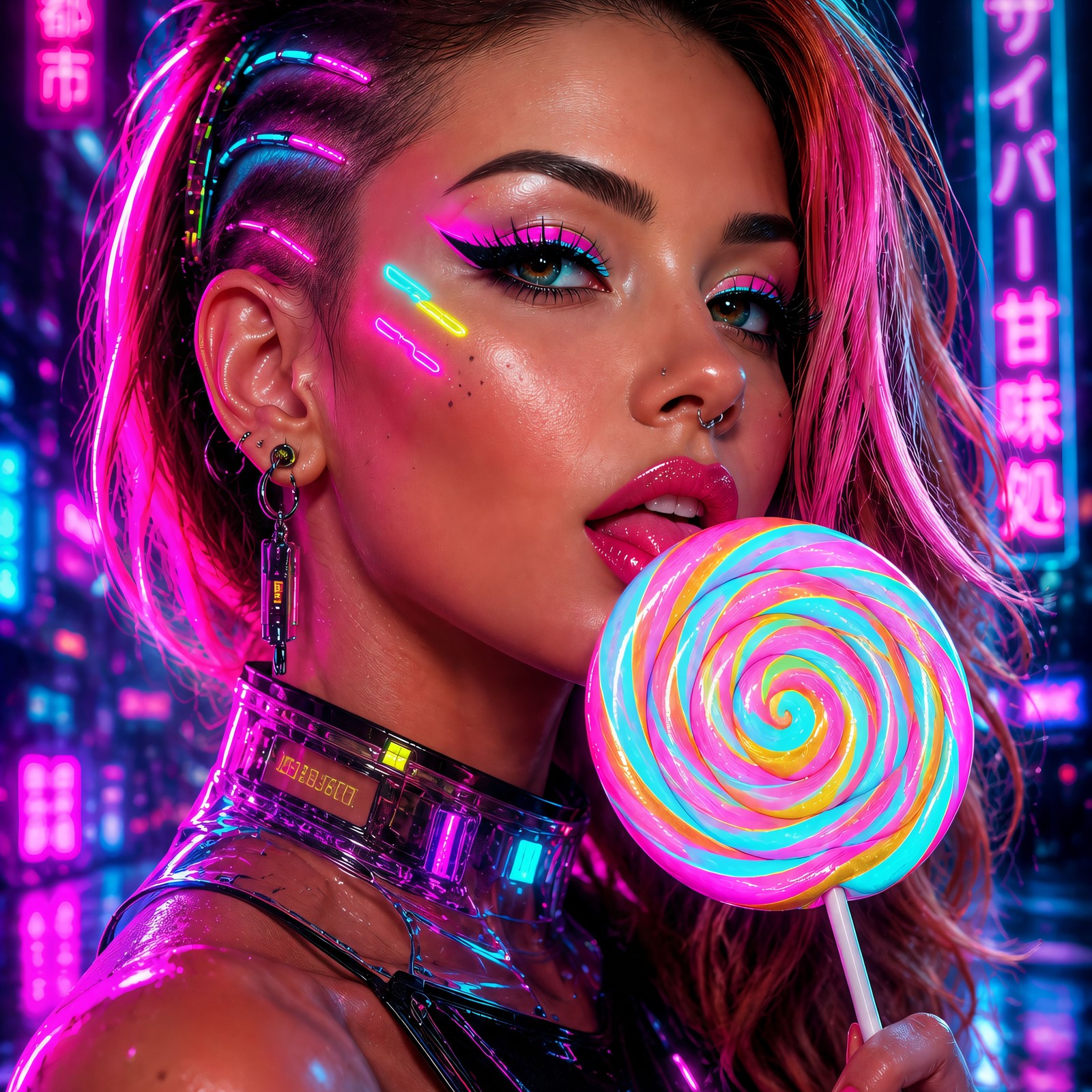 Rainbow Braids | Face Towel