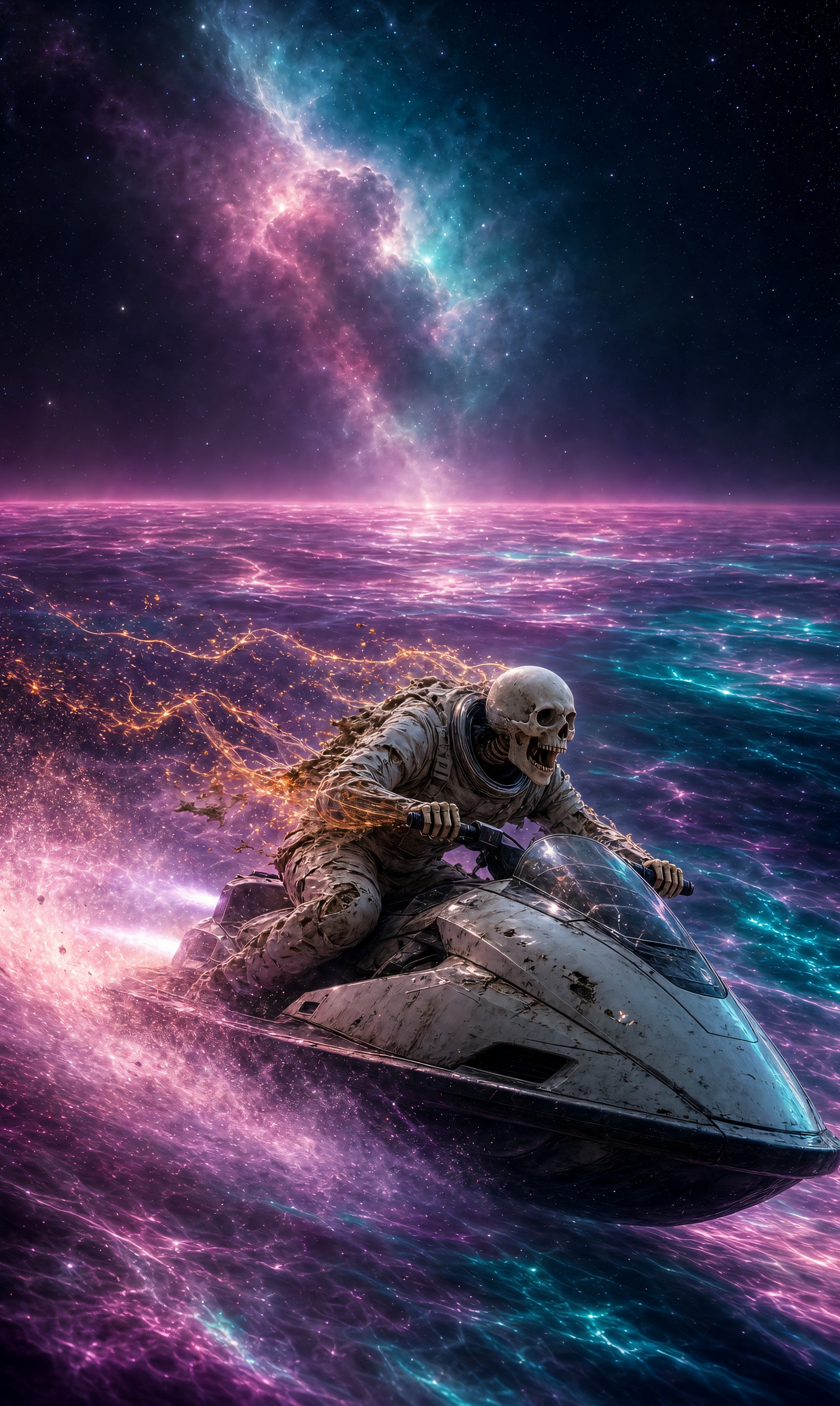 Jet Ski Nebula Ocean | Phone Case
