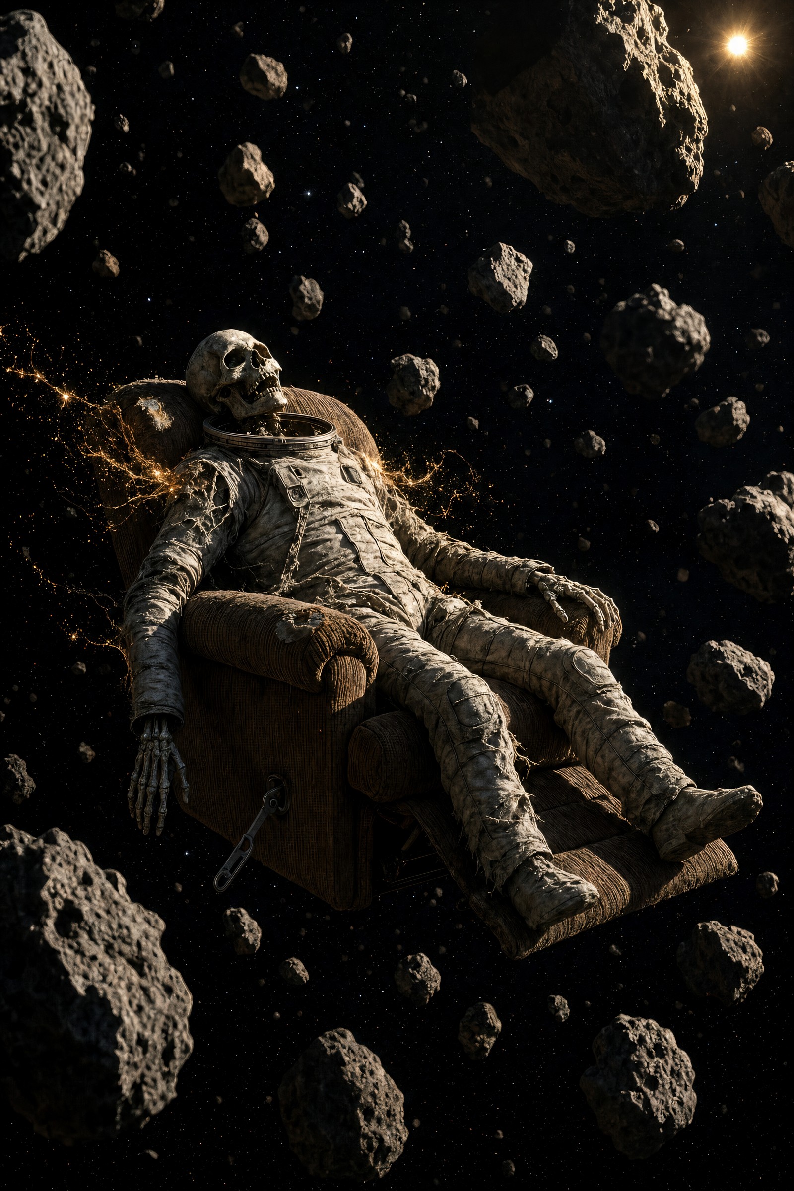 Recliner Asteroid Drift | Blanket