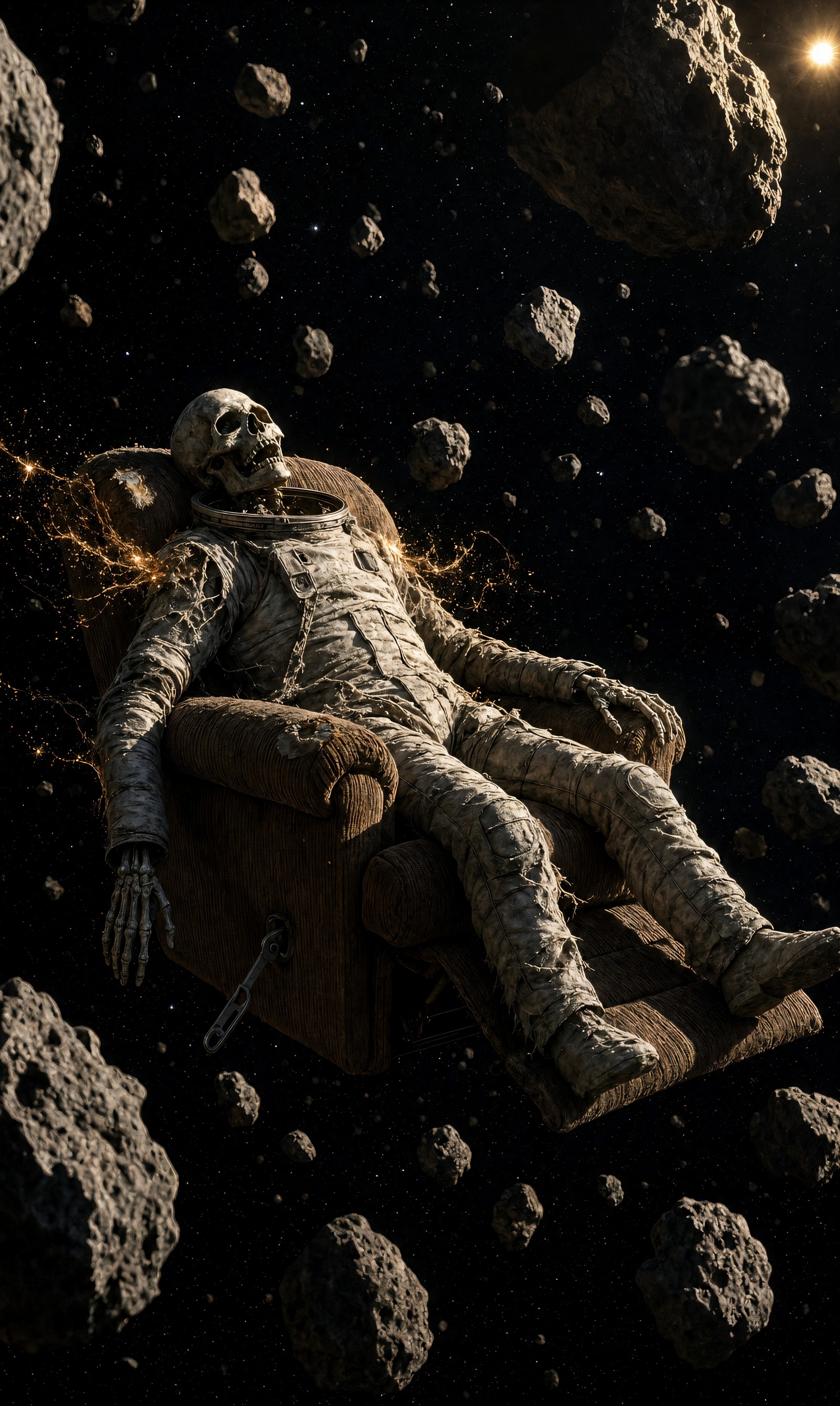 Recliner Asteroid Drift | Phone Case