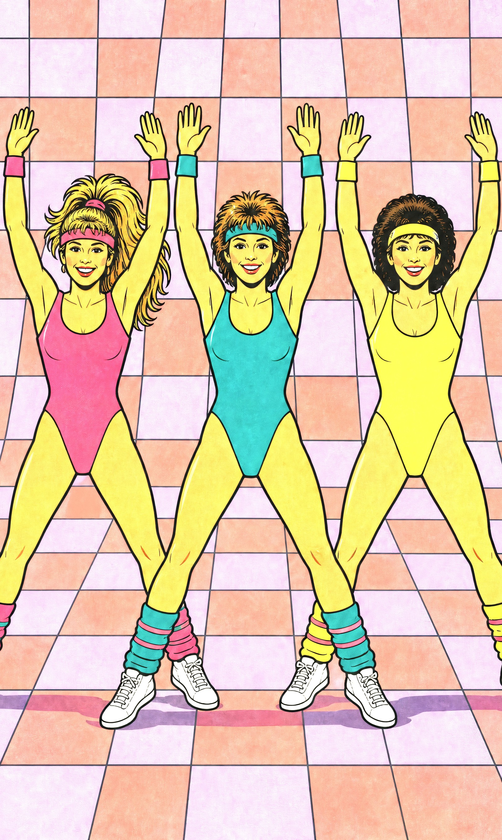 Aerobics Squad Lineup | Phone Case