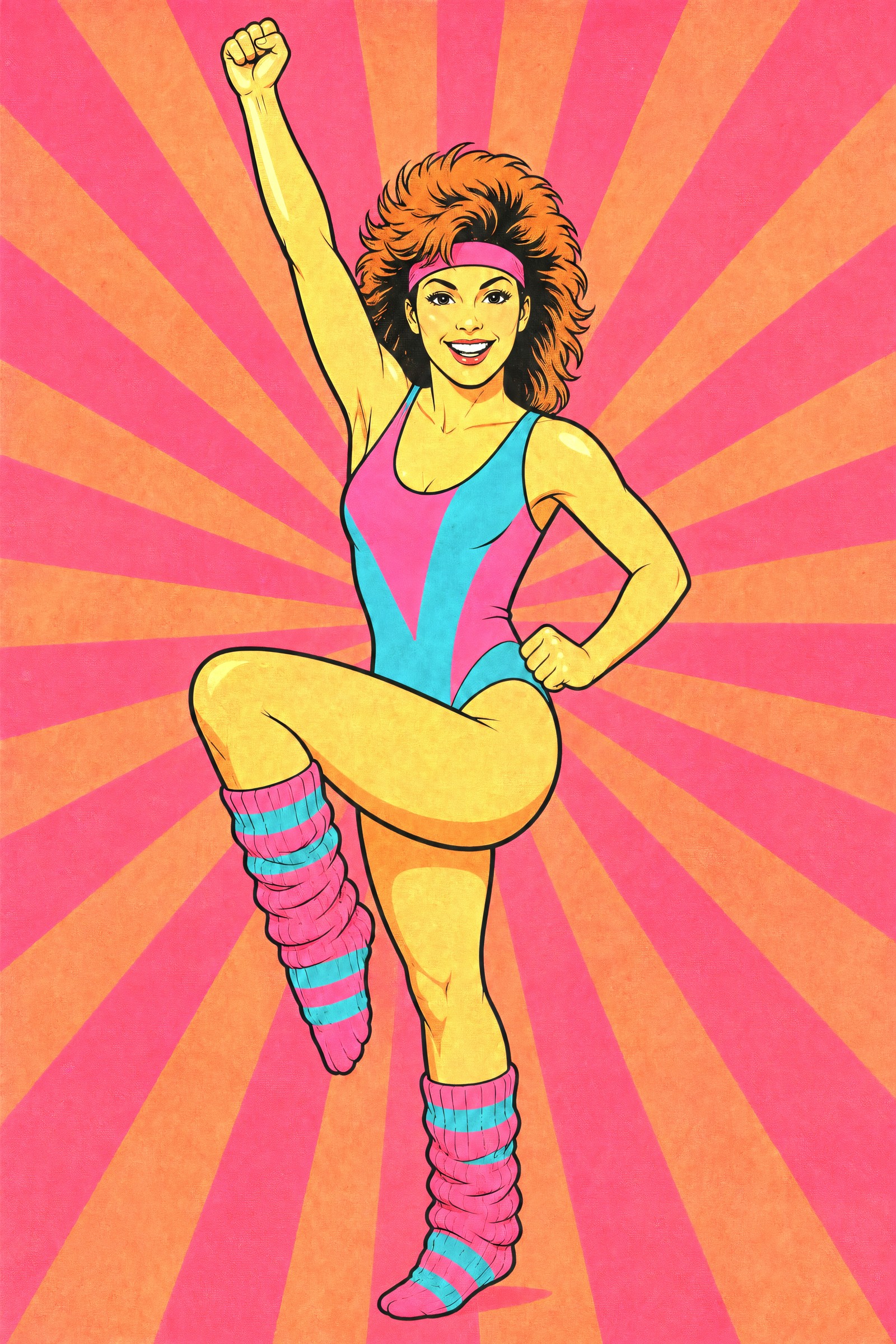 Retro Fitness Tape Hero | Blanket