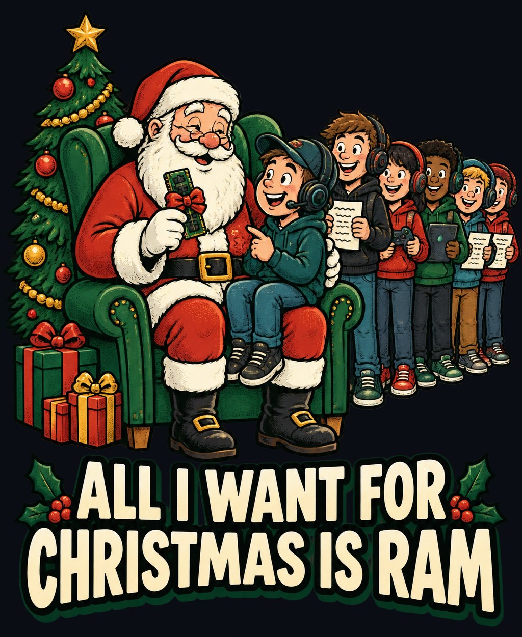 All I Want for Christmas Is RAM Tee