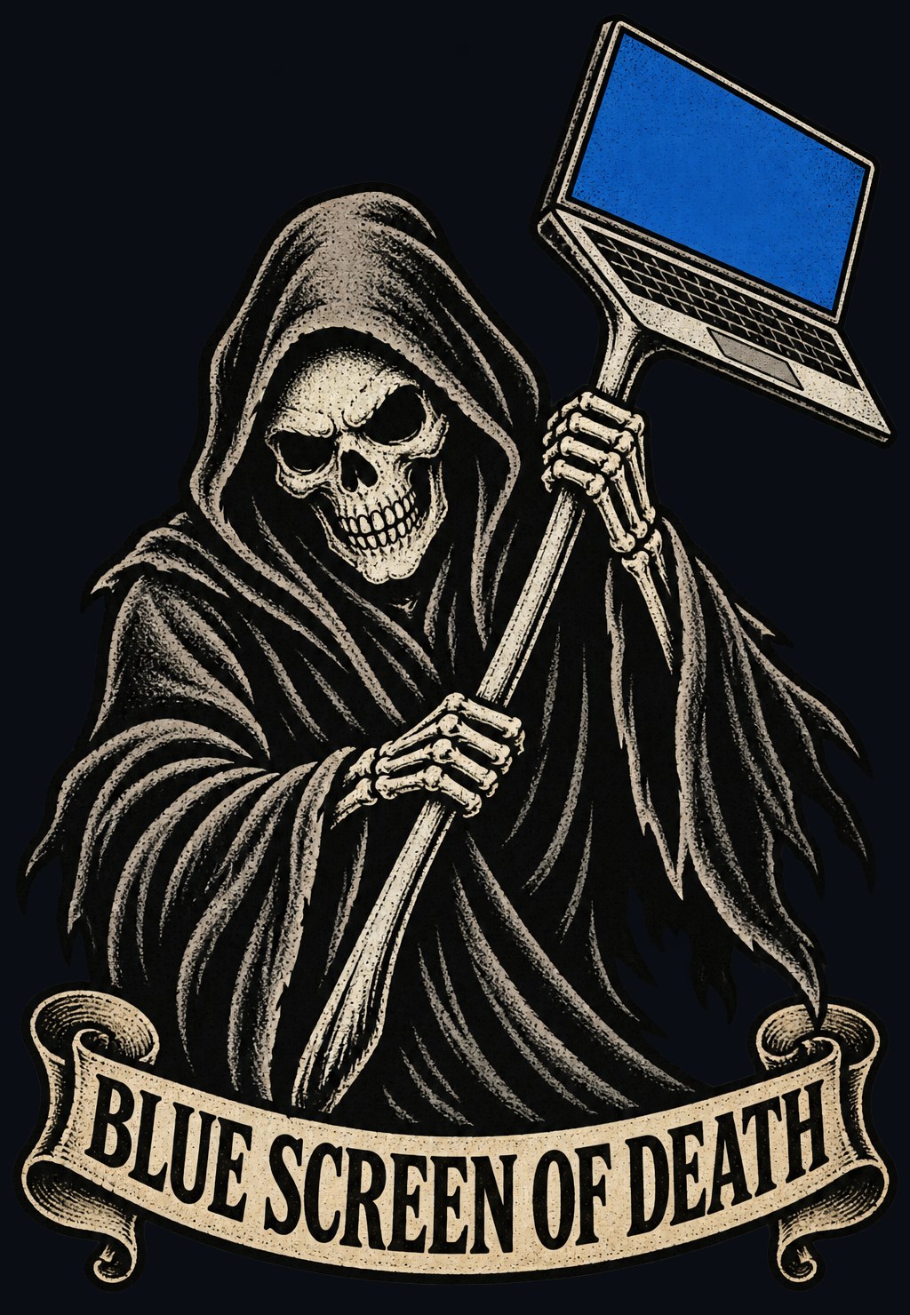 Blue Screen of Death Tee