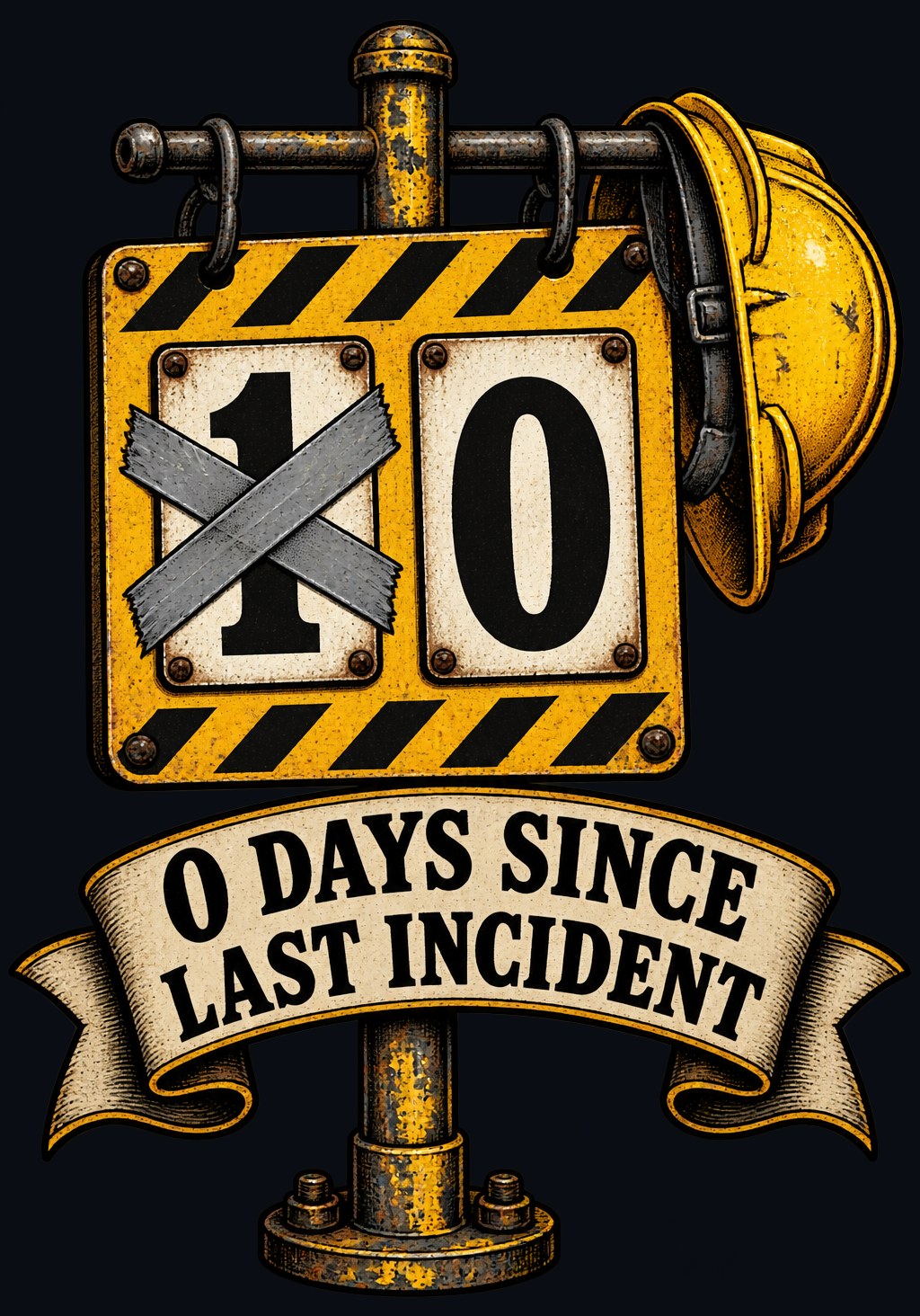 0 Days Since Last Incident Tee