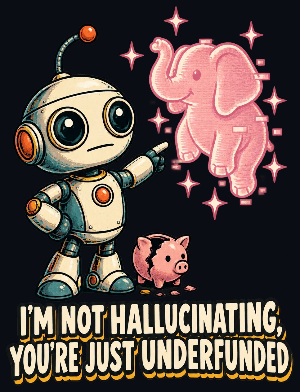 I'm Not Hallucinating, You're Just Underfunded Tee