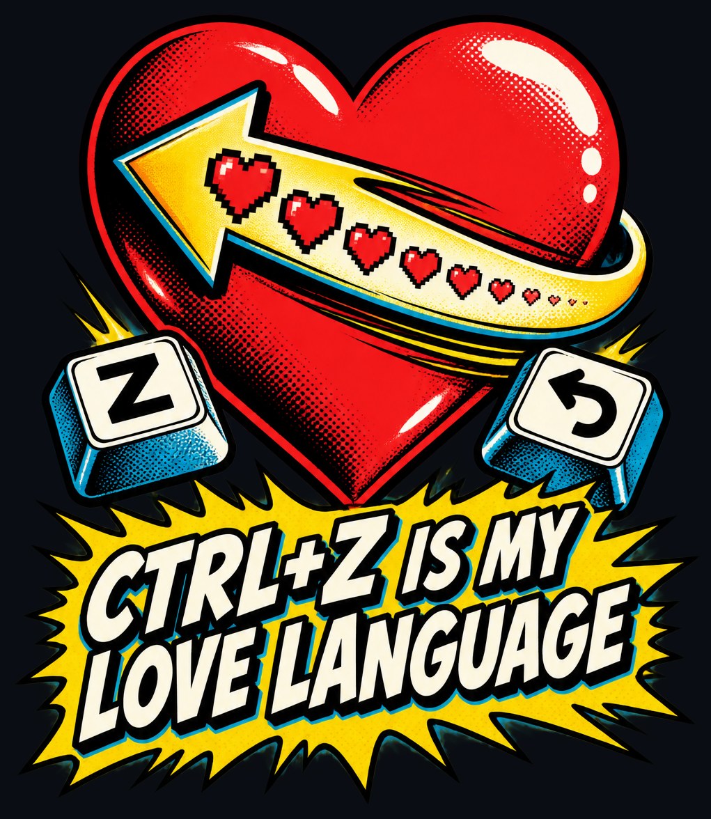 Ctrl+Z Is My Love Language Tee