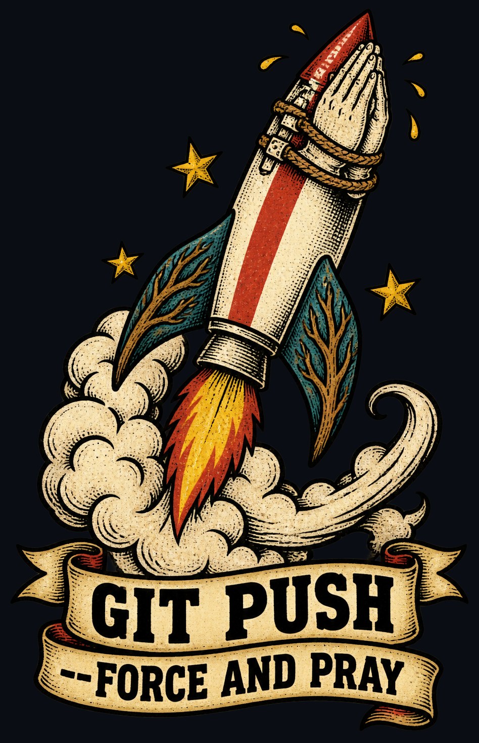 Git Push --Force and Pray Tee