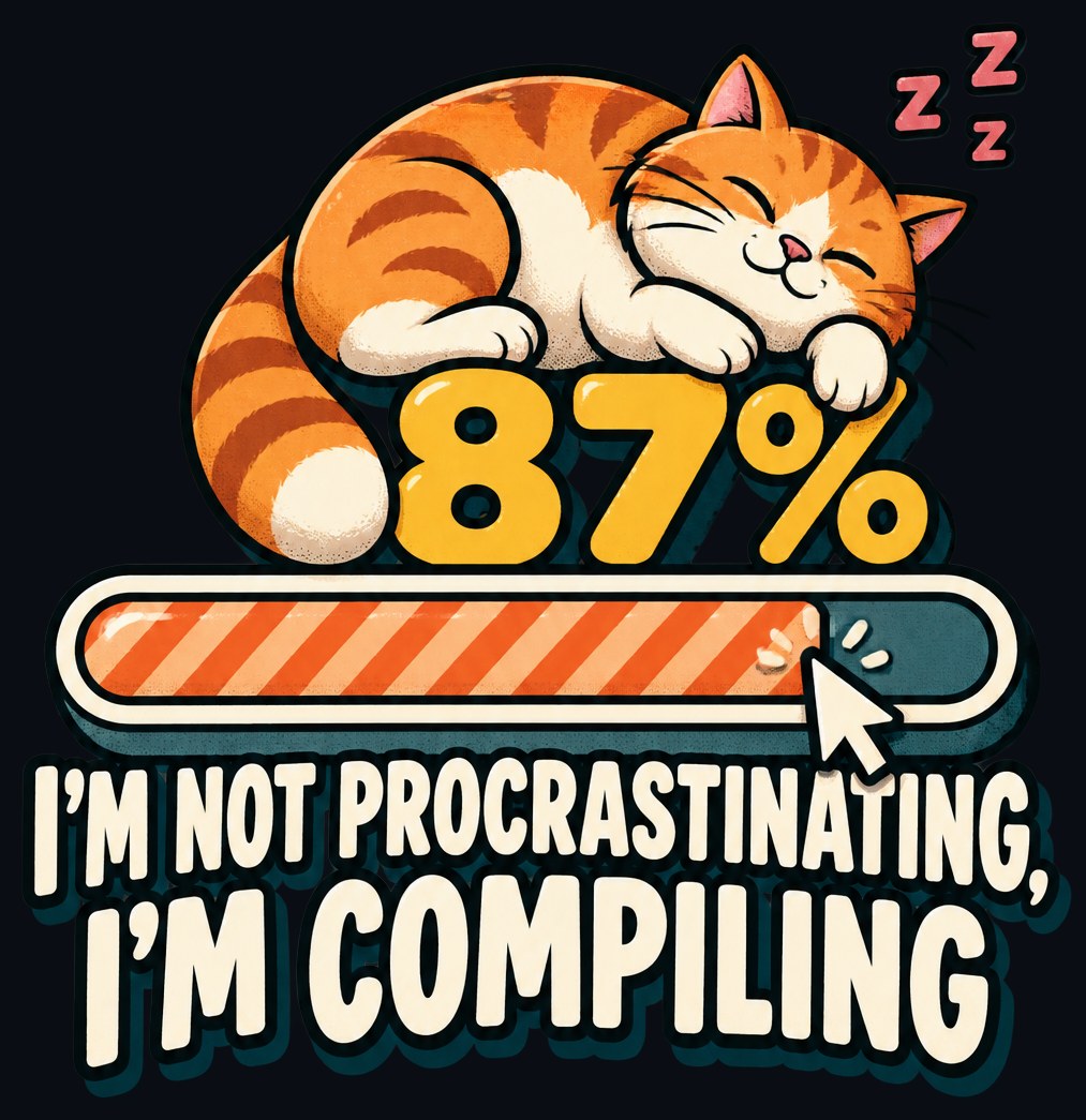 I'm Not Procrastinating, I'm Compiling Tee