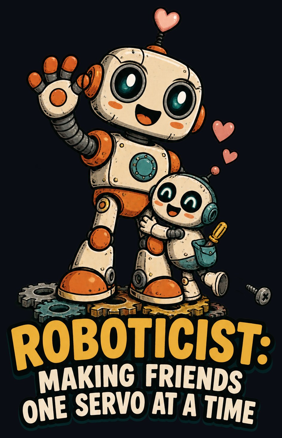 Roboticist: Making Friends One Servo at a Time Tee