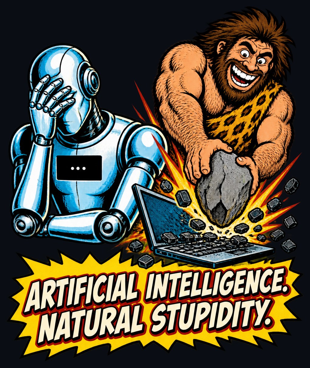 Artificial Intelligence. Natural Stupidity. Tee