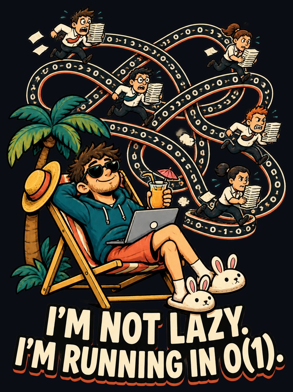 I'm Not Lazy. I'm Running In O(1). Tee