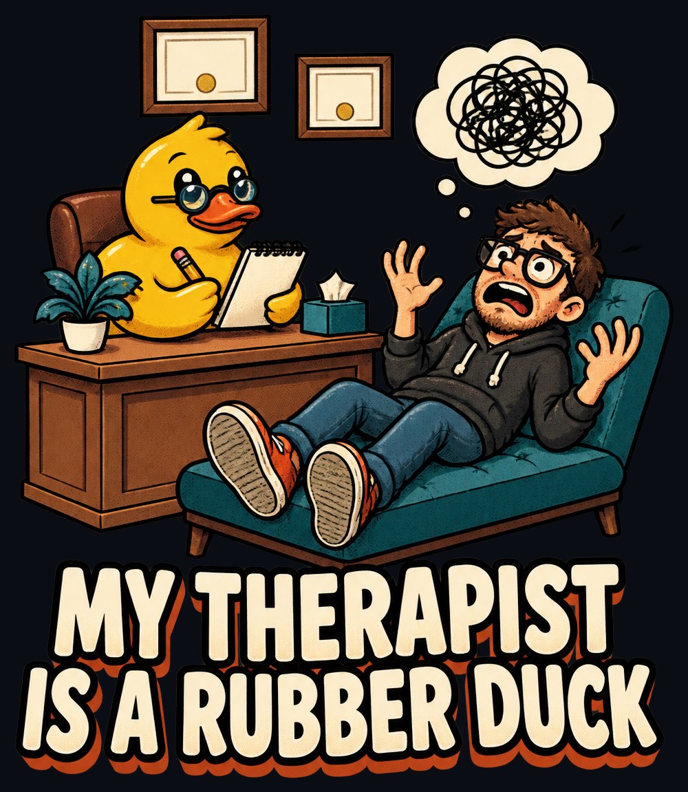 My Therapist Is a Rubber Duck Tee