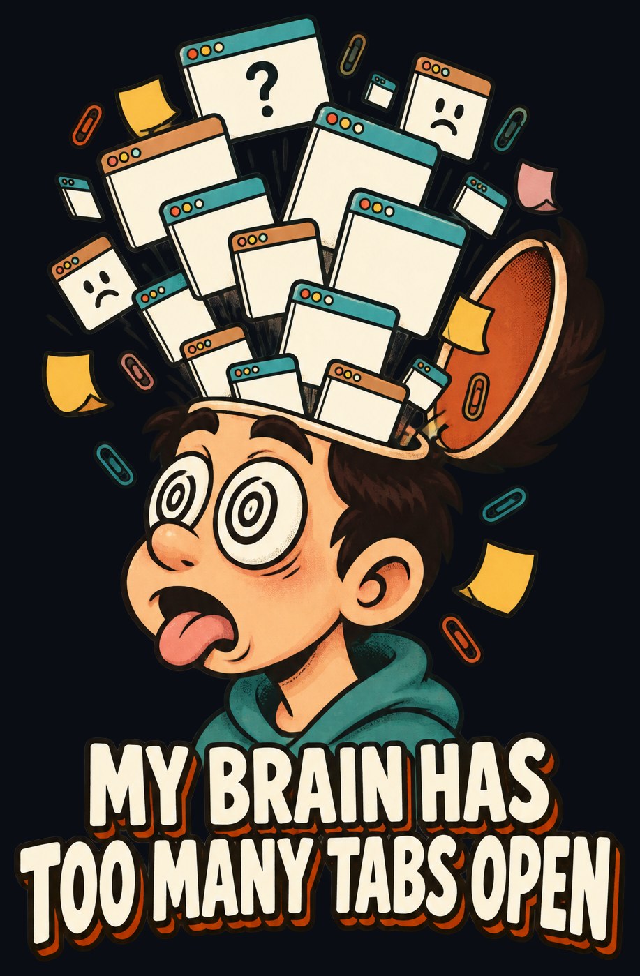 My Brain Has Too Many Tabs Open Tee