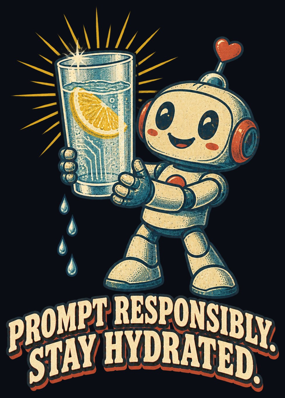 Prompt Responsibly. Stay Hydrated. Tee