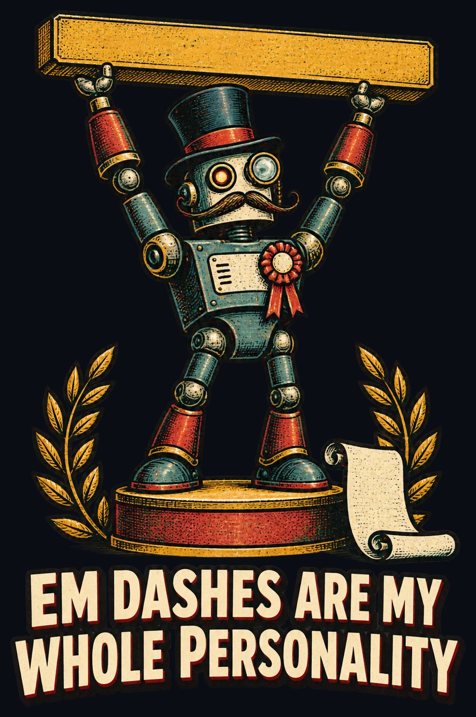 Em Dashes Are My Whole Personality Tee